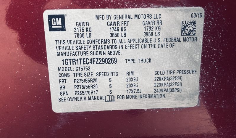 
								2015 GMC SIERRA 1500 DOUBLE CAB PICKUP 4D 6 1/2 FT full									