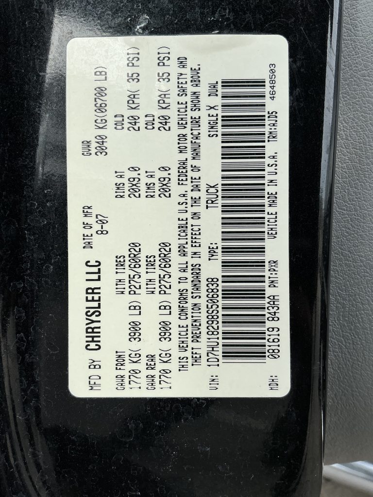 DODGE Ram 2008 Pickup